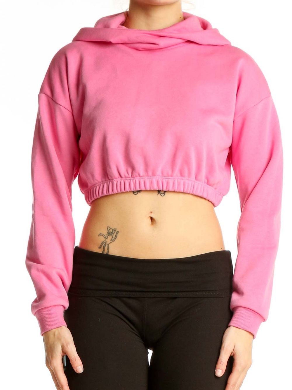 Naked Wardrobe Cropped Hoodie